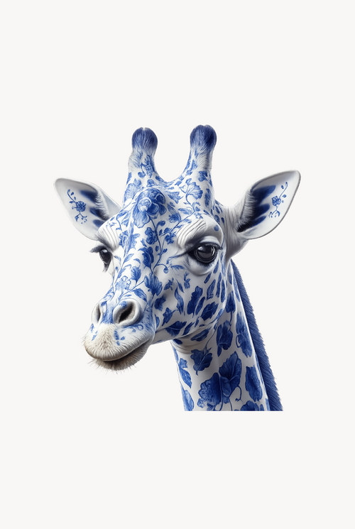 BLUE GIRAFFE TEE