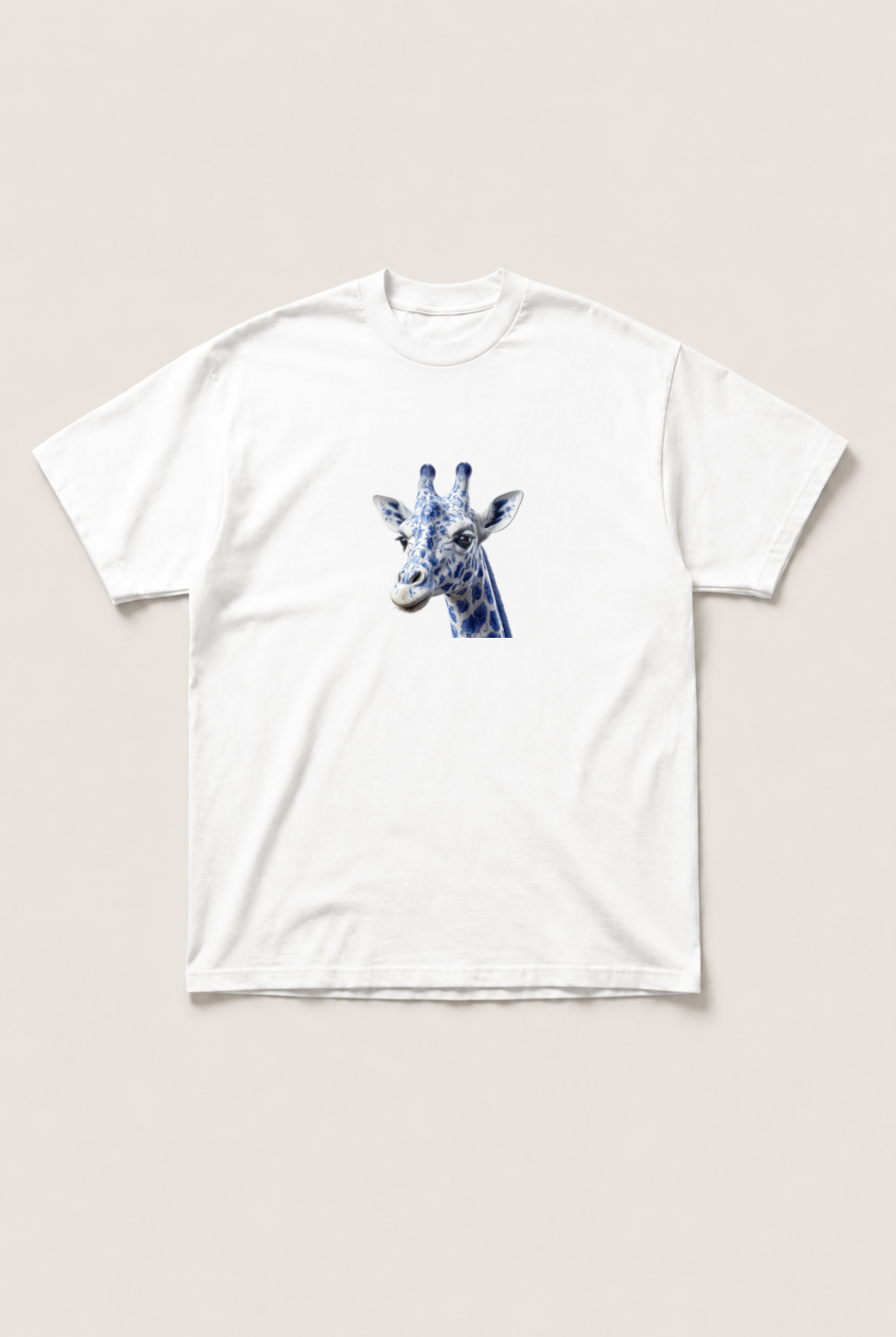 BLUE GIRAFFE TEE
