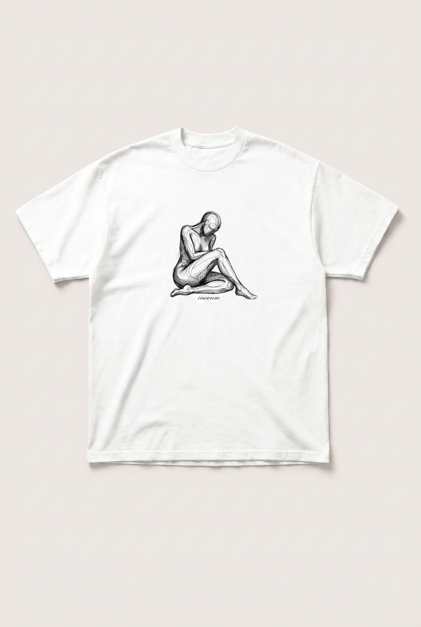 FOLDED INTO SILCENCE TEE